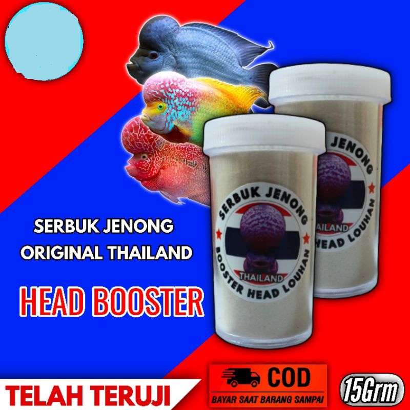 Flash.acc Serbuk Jenong IKAN Louhan Ori Thailand 15 Gram
