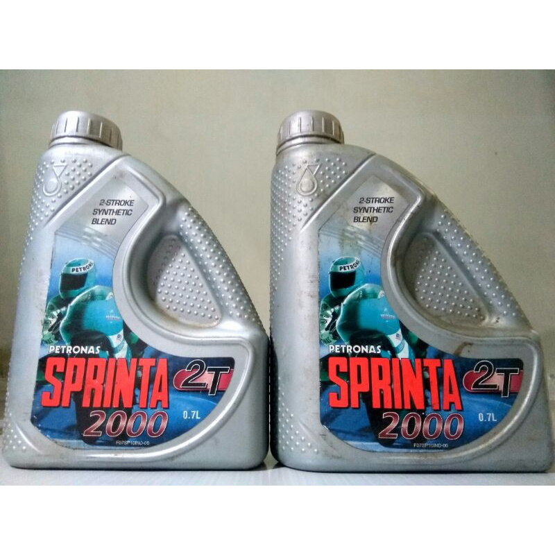 OLI SAMPING PETRONAS SPRINTA 2T SPEK API TC MADE IN MALAYSIA 0,7 L