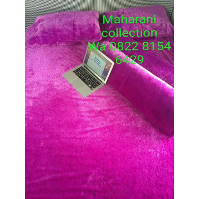 Sprei bulu rasfur 160x200x25 cm