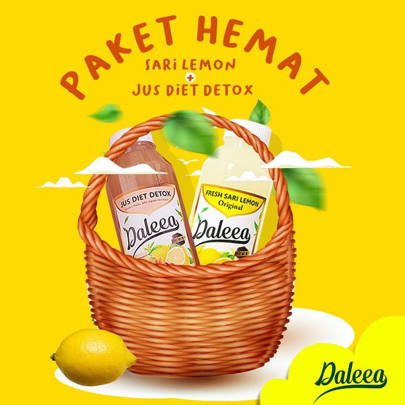 

Paket Sari Lemon & Jus Diet Detox Daleea