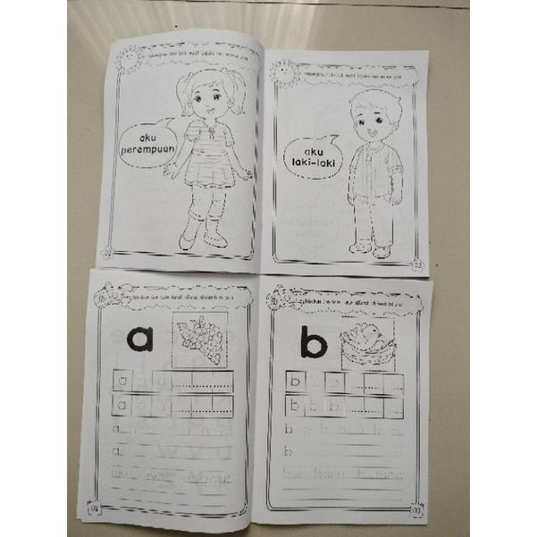 buku ayo belajar menulis 1&amp;2 (19x27cm)