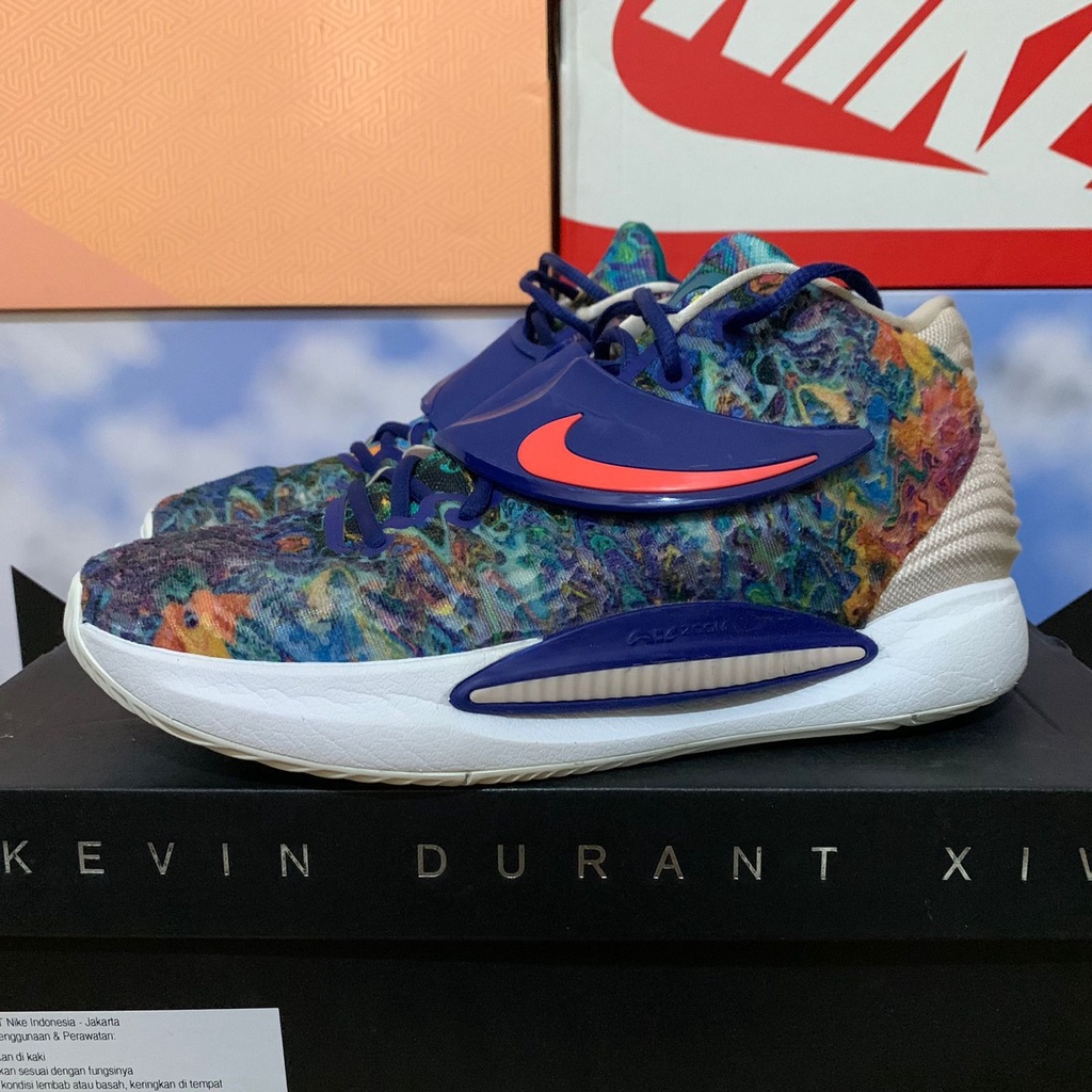 Preloved Sepatu Basket Nike KD 14 EP 'Deep Royal Blue' Original CZ0170 400