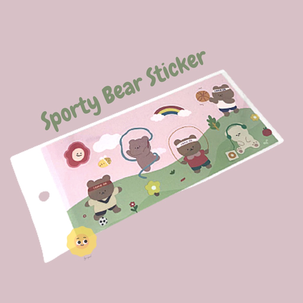 

Sporty Bear Sticker