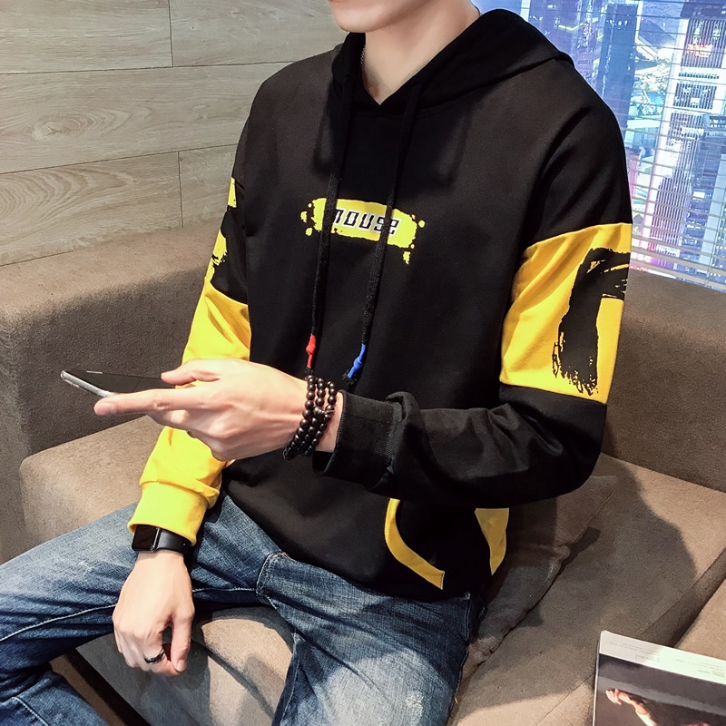Hoodie Pria Sweater Kaos Hoodies Lengan Panjang Bahan Polyester