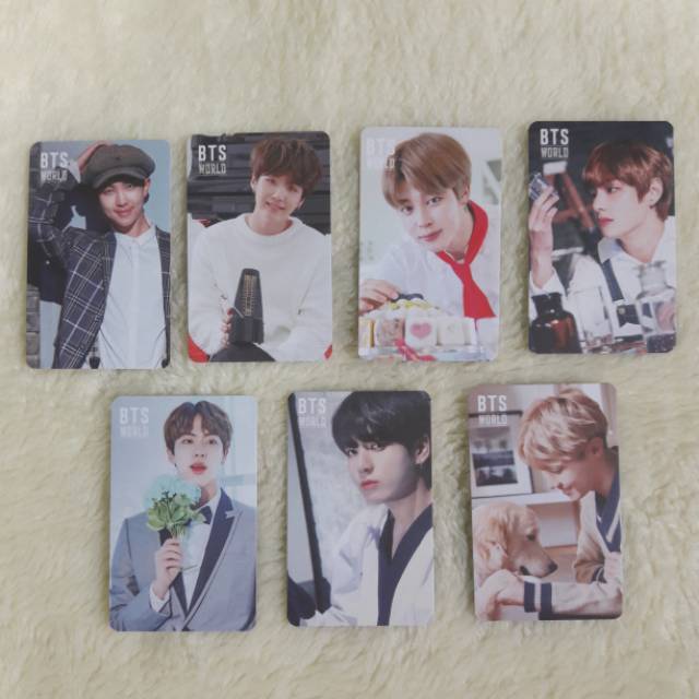 PHOTOCARD BTS WORLD