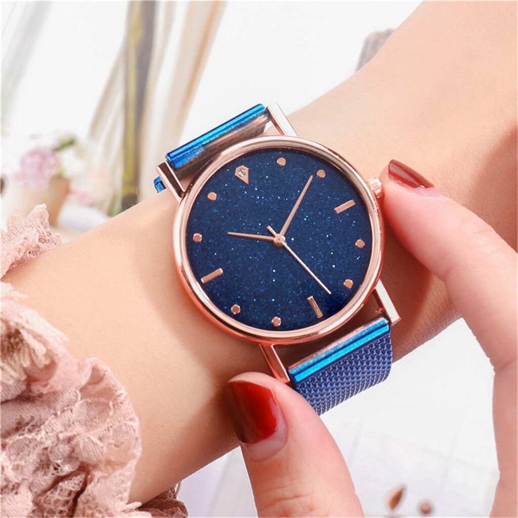 ELFYDO - J175 Jam Tangan Tali Karet Glossy Watch Fashion Wanita Ter