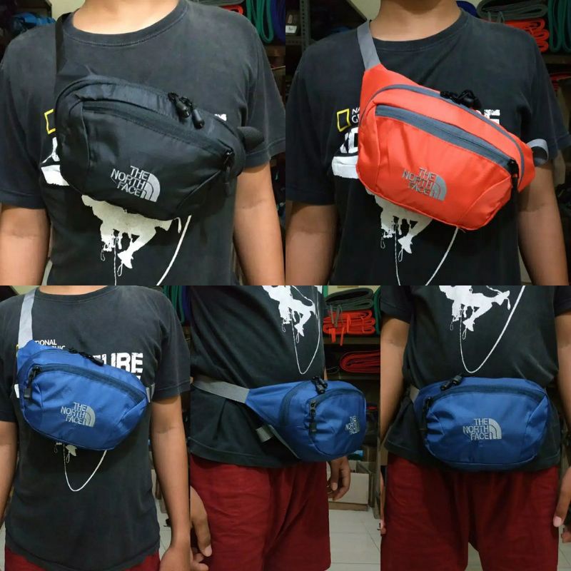 Tas Pinggang TNF Waist Bag Murah Outdoor Slingbag