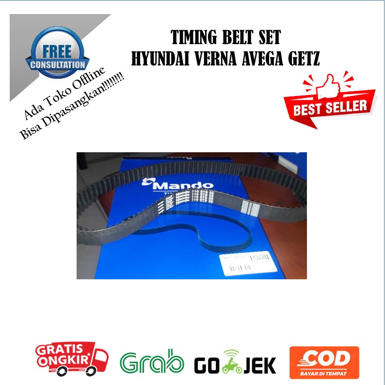 TIMING BELT SET VERNA AVEGA GETZ TIMING BELT  HYUNDAI VERNA AVEGA GETZ