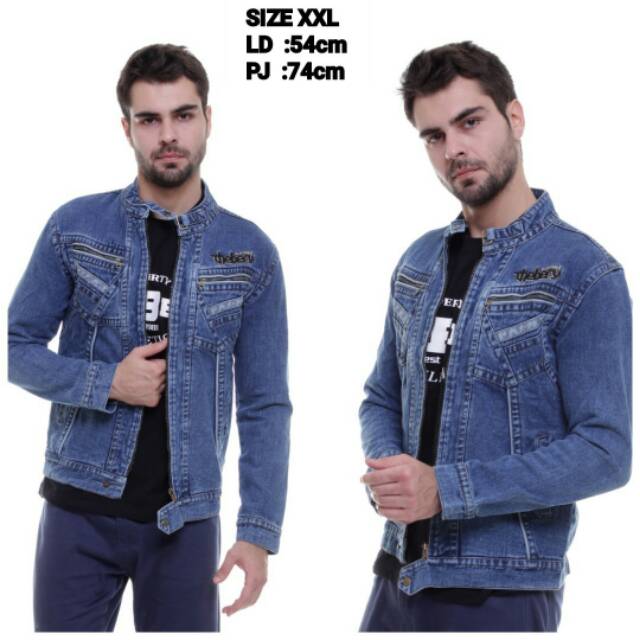 Jaket Jeans Pria Size Jumbo XXL