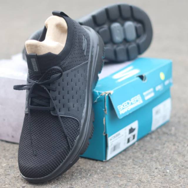 Original BNIB Sepatu Skechers Go Walk Evolution Ultra Turbo Triple Black