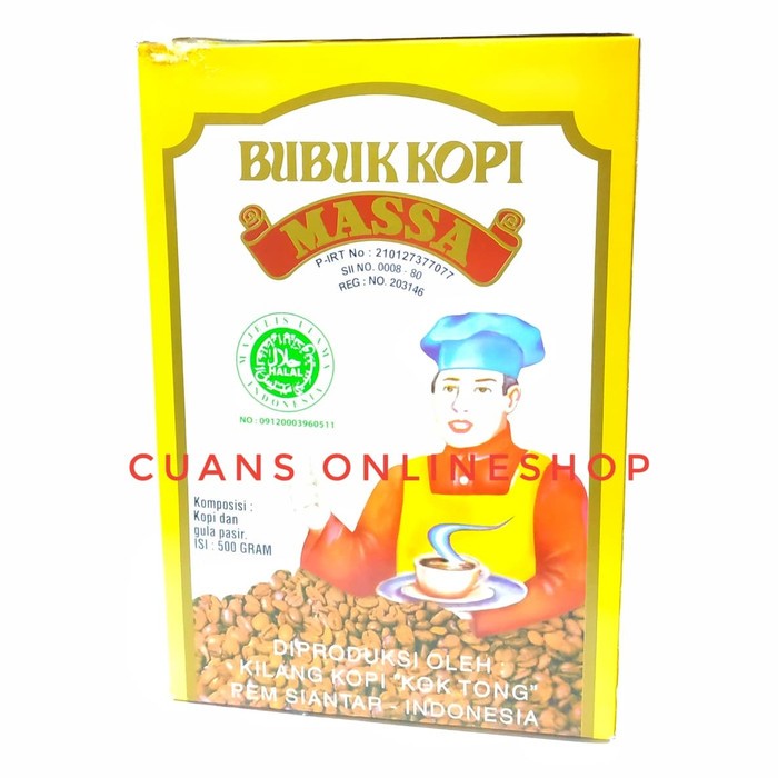 

Bubuk Kopi Massa Kok Tong 500 Gram Gilingan Kasar