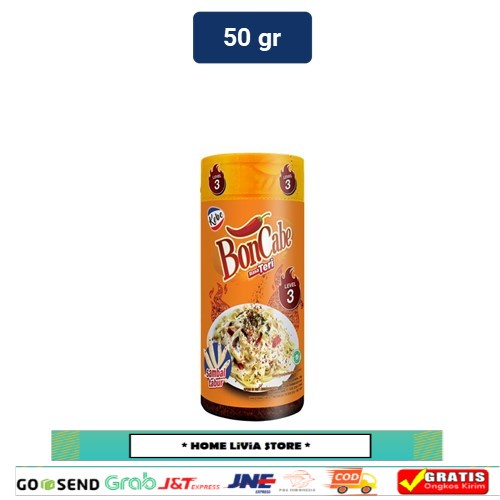

Kobe Boncabe Sambal Tabur Rasa Teri (btl) 50 gr
