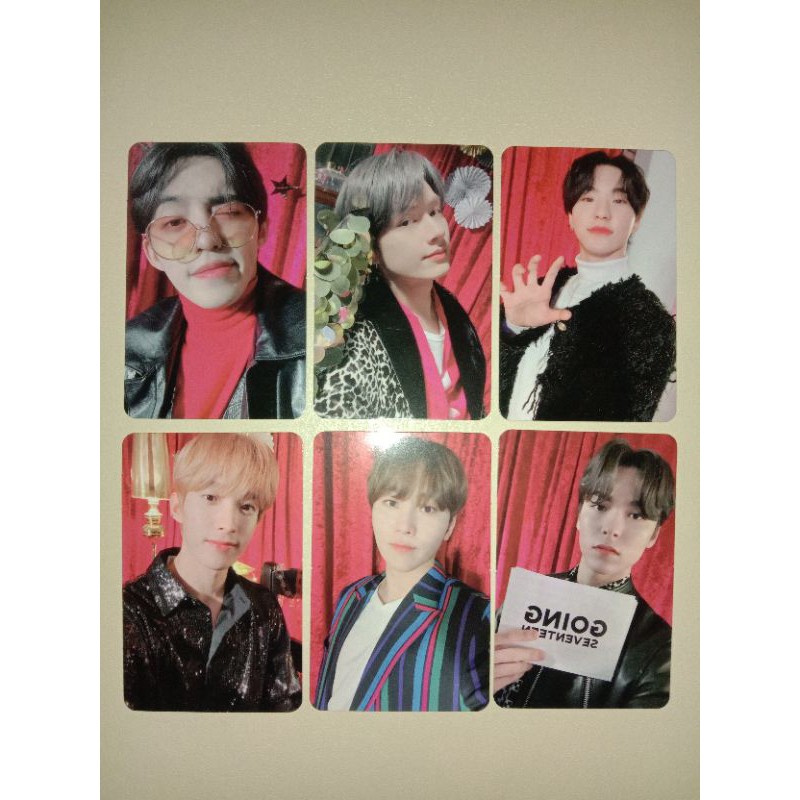 GOING SEVENTEEN MAGAZINE PHOTOCARD PC GOMAGZ (Black Ver.)