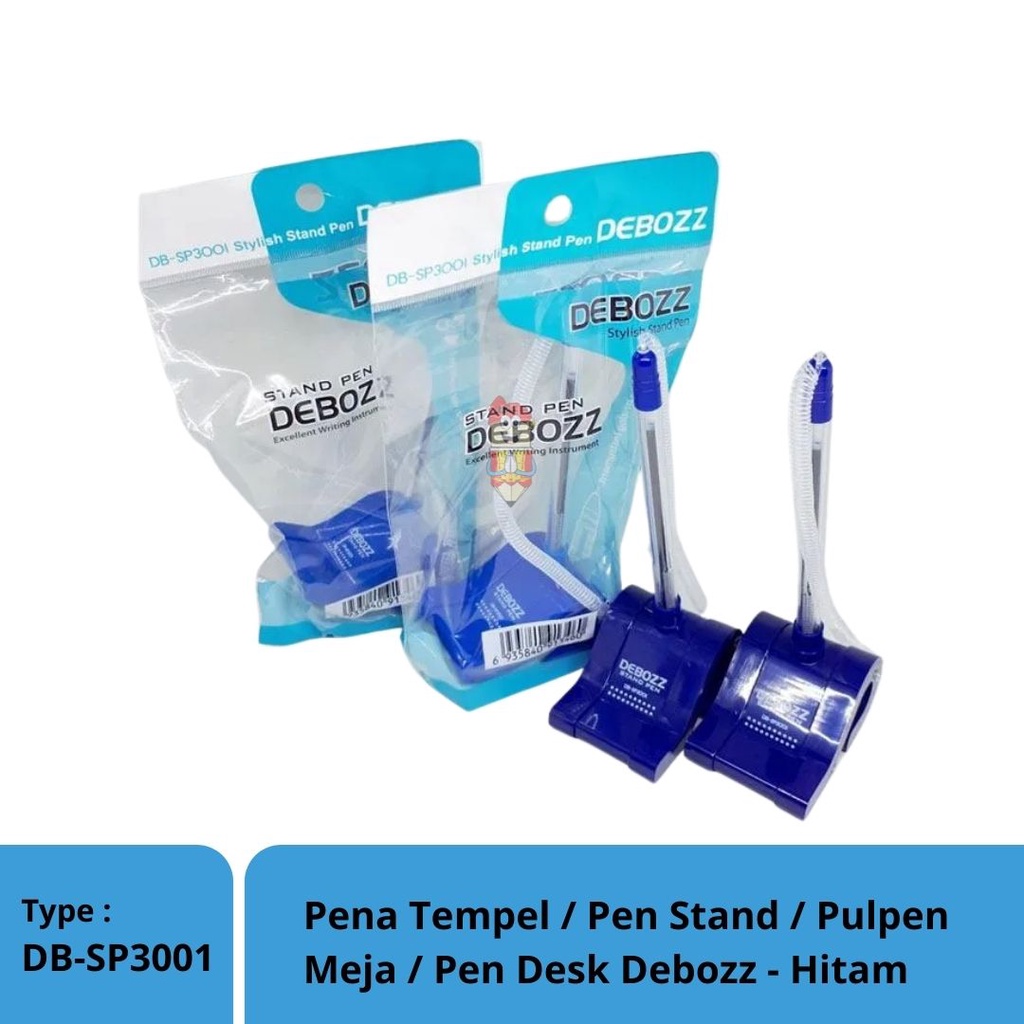 

Pena Tempel / Pen Stand / Pulpen Meja / Pen Desk Debozz - Hitam