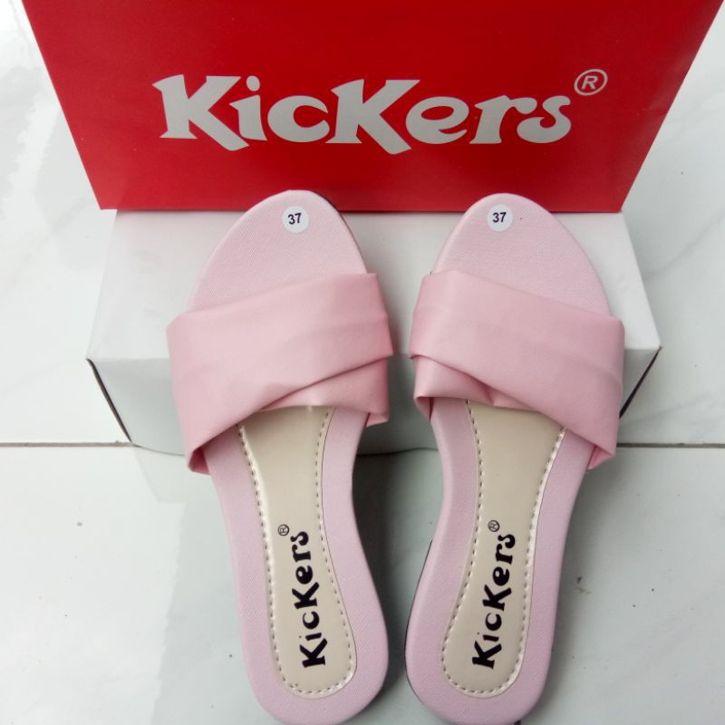 KICKERS SANDAL WANITA Slop Pinky MS.32