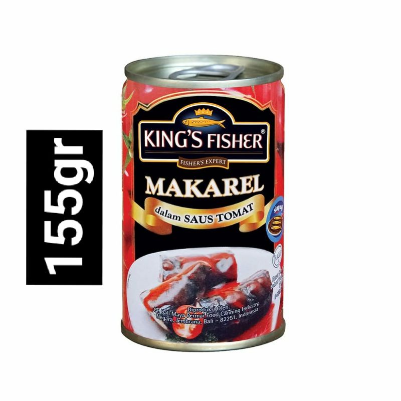 King's fisher sarden 155gr / makerel 155gr / ikan sarden