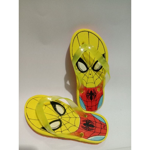 sandal jepit anak _ spidermen _ laba &quot;  ukuran 7,5 / 8 / 8,5