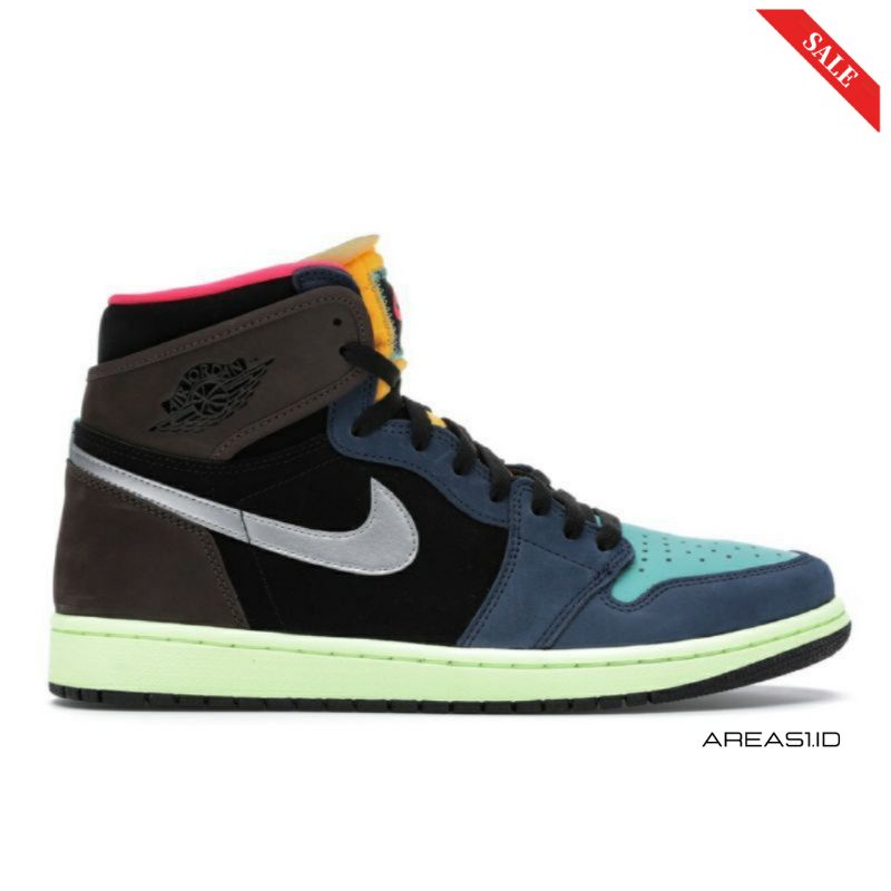 Sepatu Basket Air Jordan 1 Retro High GS 'Tokyo Bio Hack' Authentic