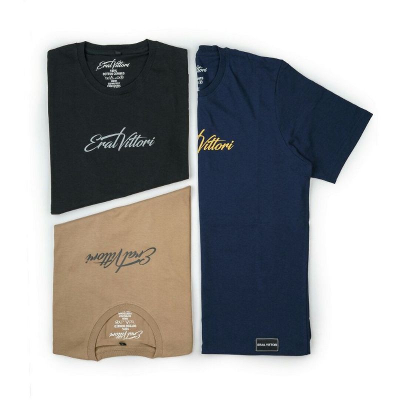 Kaos Pria Distro T-shirt Laki-laki Simple Elegan Kekinian Kaos Branded Original