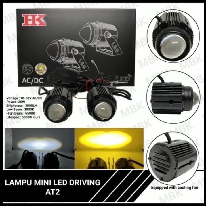 Lampu Tembak Laser Gun D2 Bullaes - Foglamp Mini Laser Gun D2 Bullaes