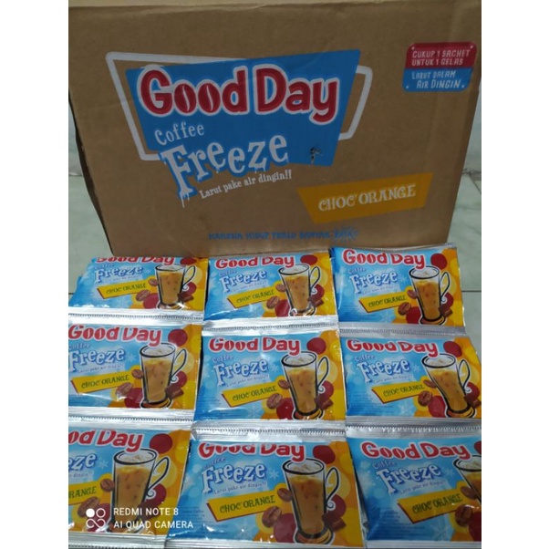

GOOD DAY COFFEE FREEZE CHOC'ORANGE ( 10 SACHET)