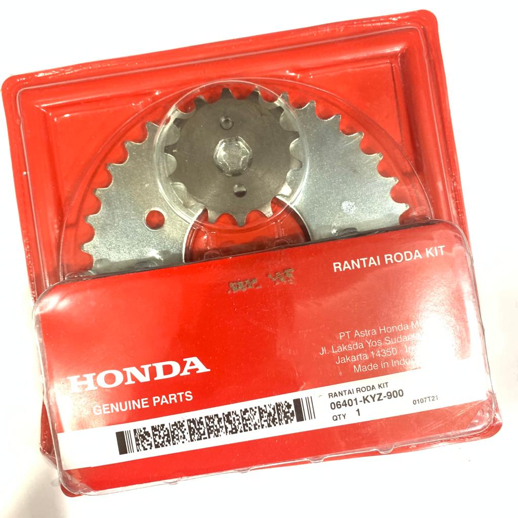 GEARSET SUPRA X 125 HELM IN FI KARBURATOR 06401-KYZ-900 ASLI HONDA