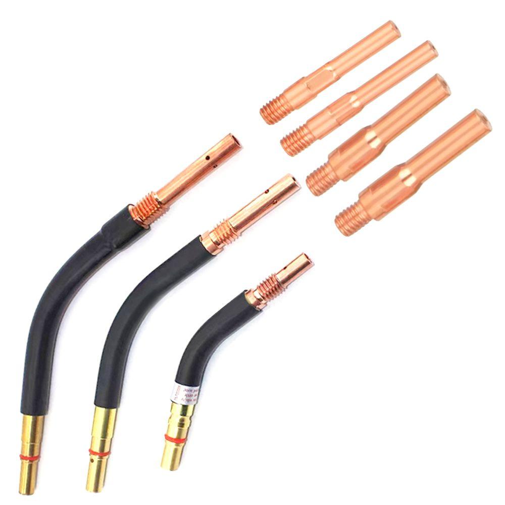 Populer 10pcs Welding Torch Ujung Konduktif Welding Majelis Welder Perlengkapan Solder 200A/350A/500A