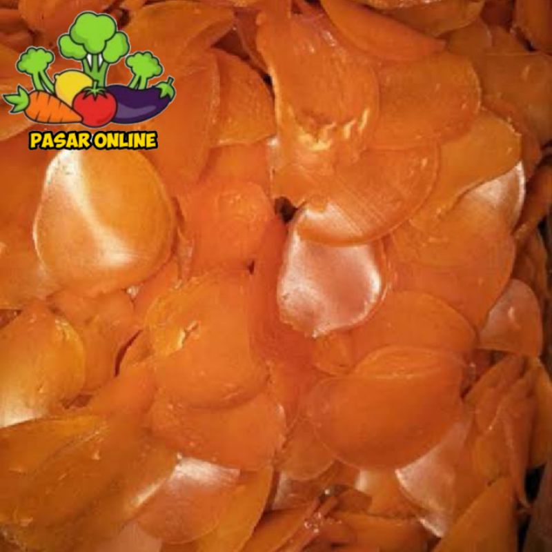 

Kerupuk Mentah Bawang Oranye | Krupuk Bahan Seblak 250 gram