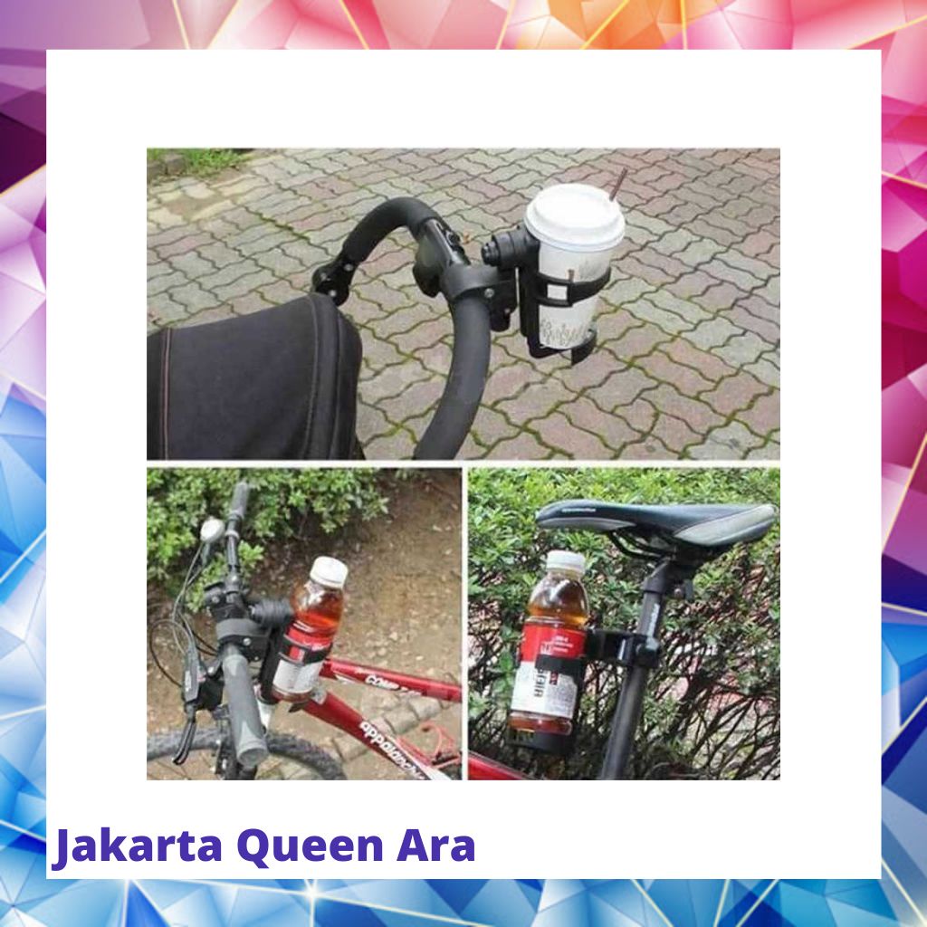 Rotateable Holder Botol Minum Sepeda Stroller Kereta Bayi - R222