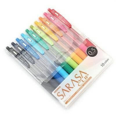 

Stabilo Warna Warni - Highlighter - Stabilo Pulpen Pulpen Zebra Sarasa 0.5 Set (10Warna) Produk
