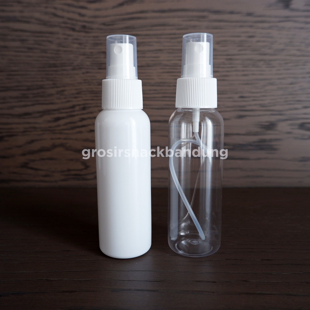 [400 PCS] BOTOL PLASTIK PET 100ML SPRAY  / BOTOL SPRAY 100ML / PET 100ML SPRAY NECK 24