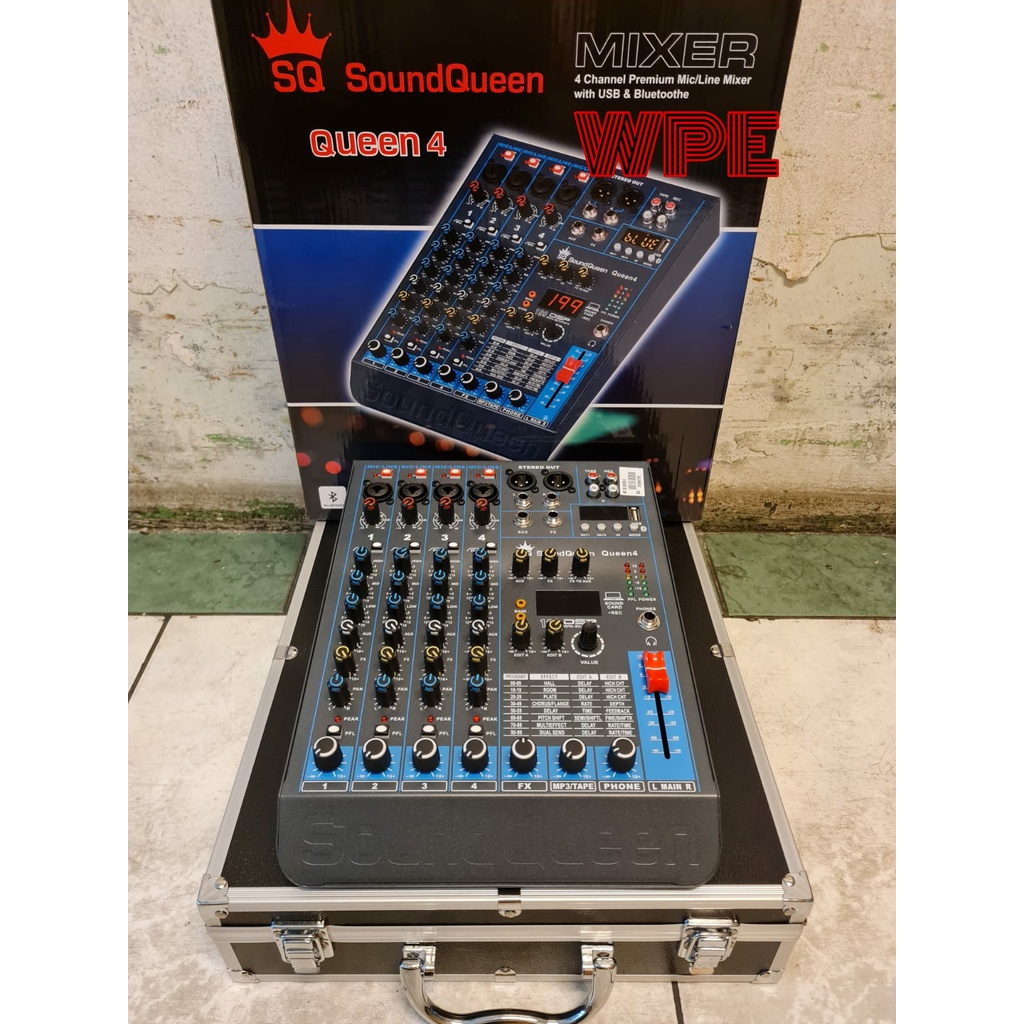 mixer audio soundqueen queen 4 mixer queen4 4 channel