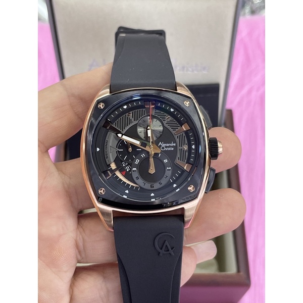 alexandre christie 6591mc pria black rosegold