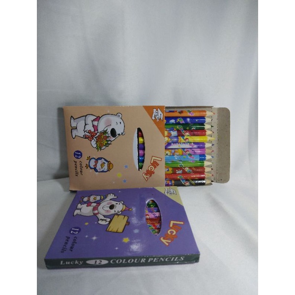 

Crayon Kayu Pendek/Crayon Kayu Anak 12 Warna