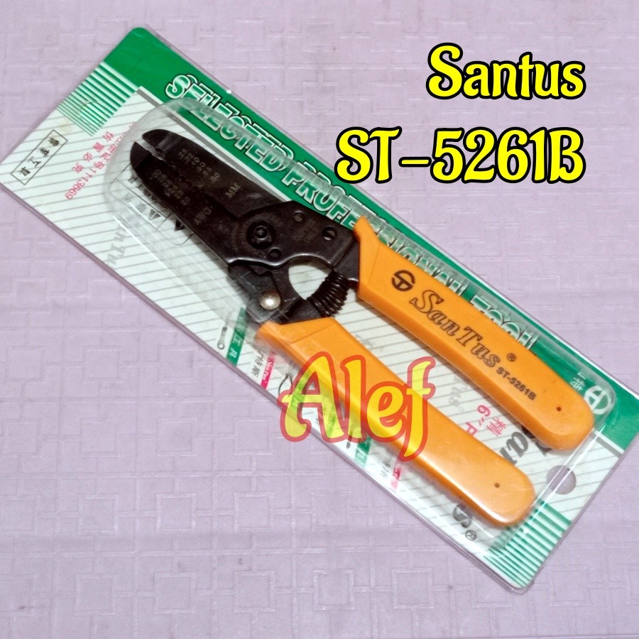 Tang Kupas Potong Kabel Santus ST-5261B AWG 32 - 18