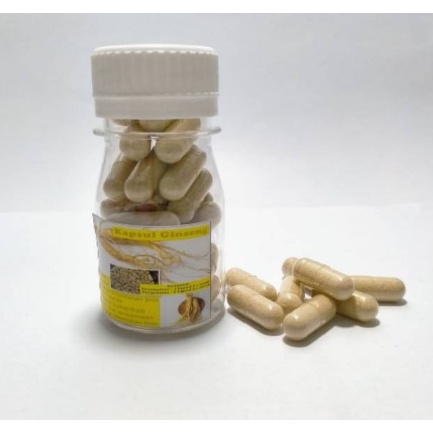 Kapsul Ginseng Panax Radix Obat Herbal Booster Kuat Stamina Pria