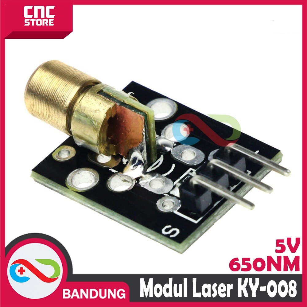 KY-008 LASER HEAD 5V 650NM COMPATIBLE WITH ARDUINO ESP8266