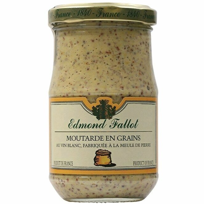 

EDMOND FALLOT Moutarde En Grains / Whole Grains Mustard 205g