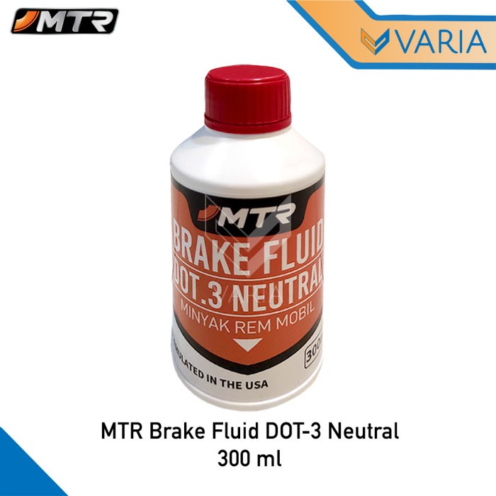 MTR Brake Fluid DOT-3 300 ml Oli Minyak Cairan Rem Mobil Motor