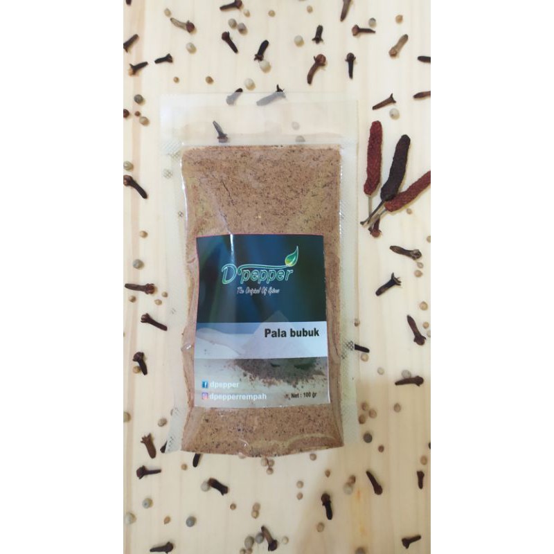 

100gr pala bubuk / rempah JSR /Bumbu dapur