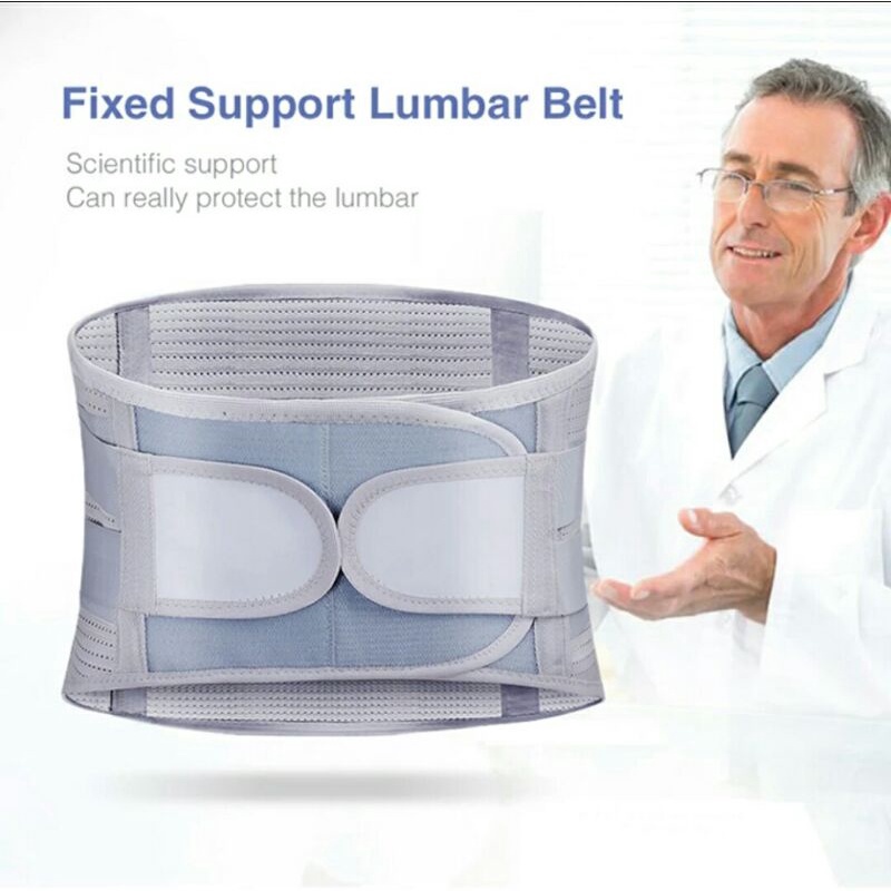 Korset Lumbar Sacro Support Penyangga Tulang Belakang Sakit Pinggang Korset Pereda Nyeri Pinggang