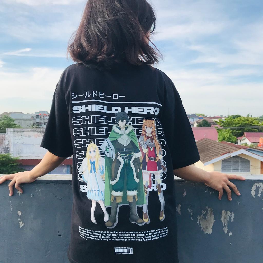 Tshirt Naofumi Iwatani Shield Hero Team The Rising of the Shield Hero Anime Manga Unisex