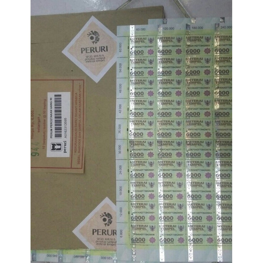 

POS 6000 ISI 10 LEMBAR