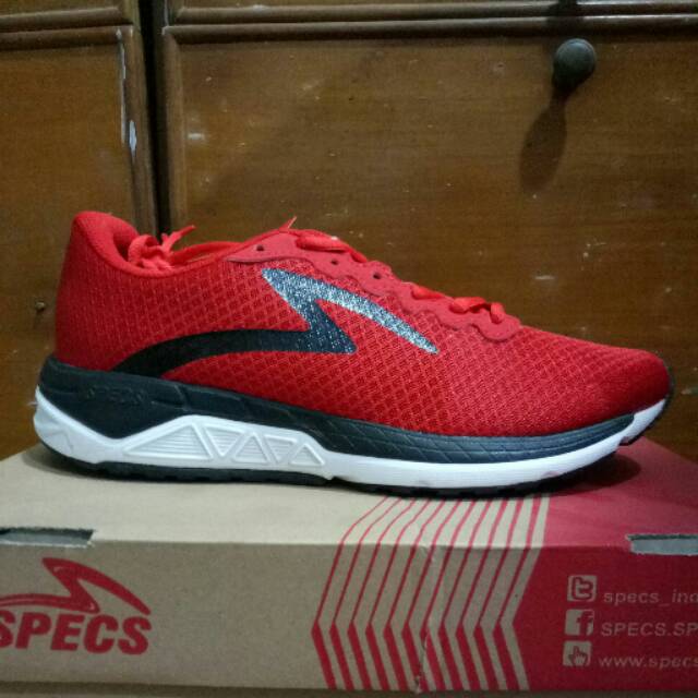 Sepatu running specs dual enduro true red