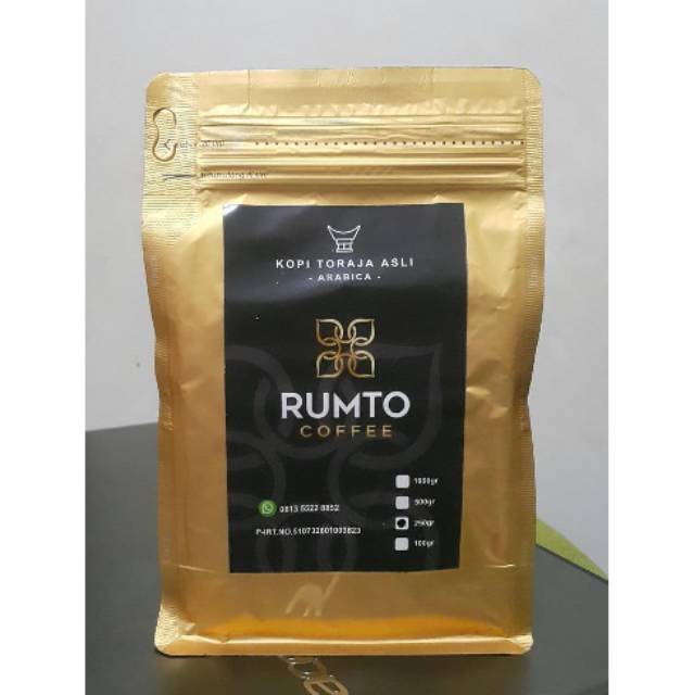 

Kopi Toraja Arabica 250gr
