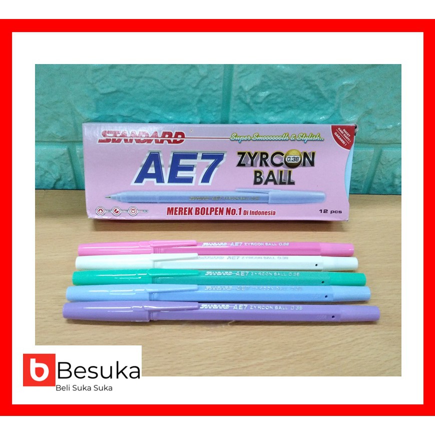 

BALLPOINT STANDARD AE-7 ZYRCON 0.38 MM (BLUE)