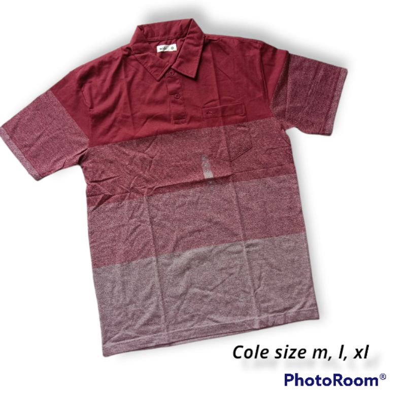 kerah cole / kaos polo cole / baju kerah cole