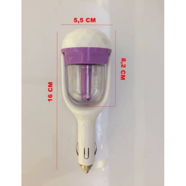 Charger lighter mobil plus botol aroma terapic / alat aroma terapi mobil