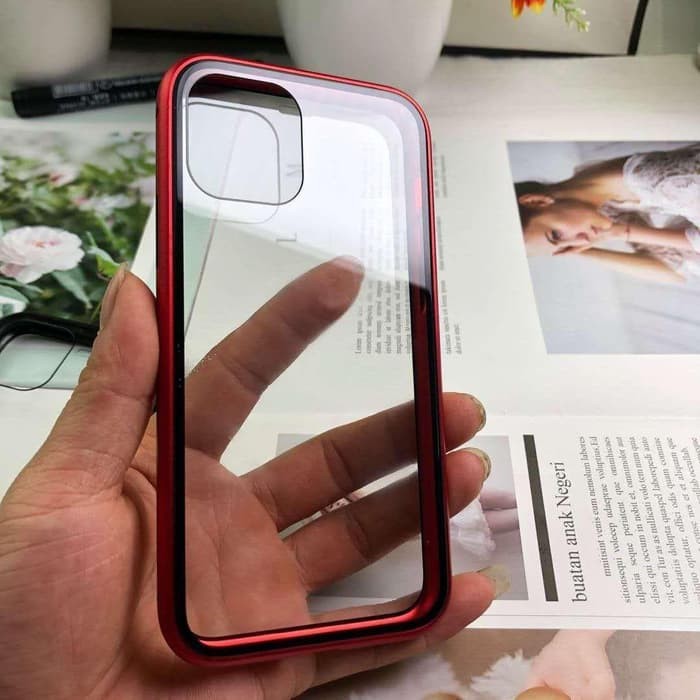 Case Magnetic Depan Belakang Kaca 360 Premium Glass Xiaomi Redmi 9 ACC