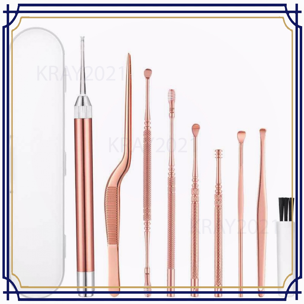 Set Pembersih Telinga Korek Kuping Ear Spoon Tool 9 PCS - HL263